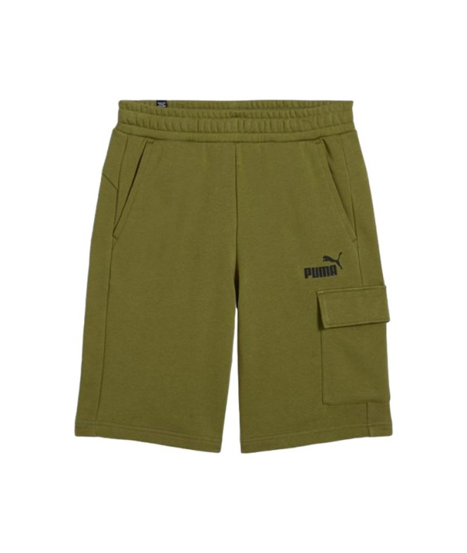 Calça Puma Essentials Cargo 10" Verde azeitona Homem