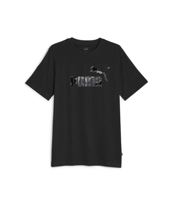 Camiseta Puma Essentials+ Cami Preto Homem