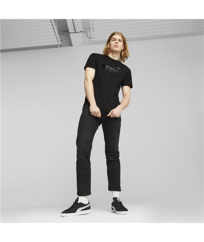 Camiseta Puma Essentials+ Cami Negro Hombre