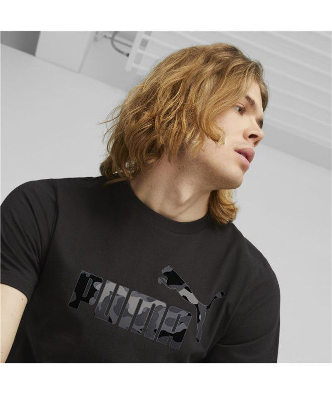 Camiseta Puma Essentials+ Cami Negro Hombre