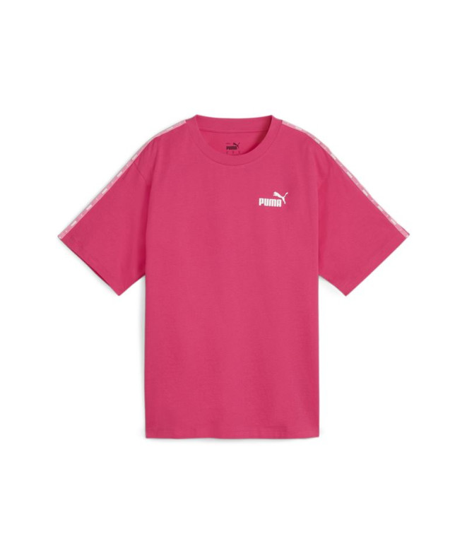 Camiseta Puma Essentials Tape Mujer Rosa