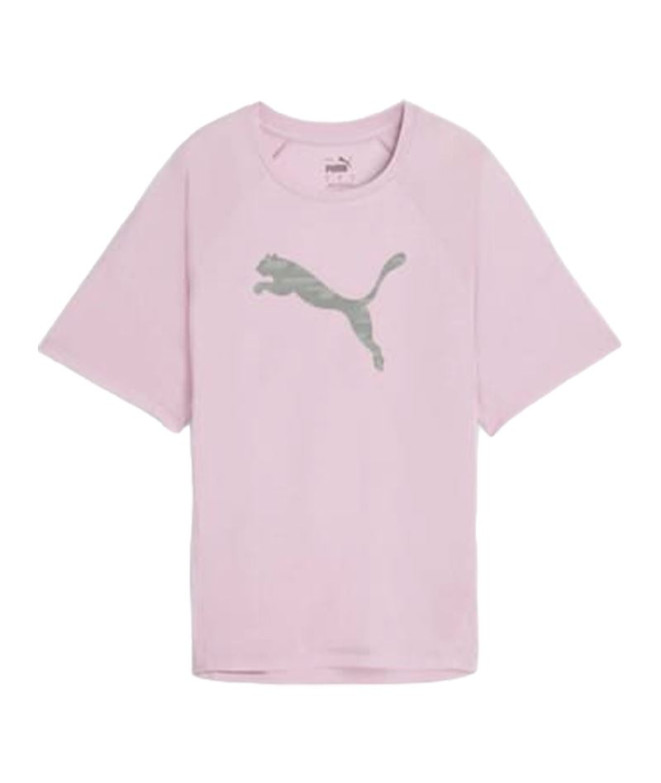 Camiseta Mulher Puma Evostripe Graphic Lilac