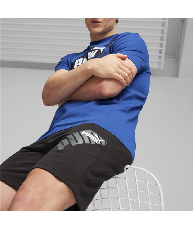 Pantalones Puma Power Graphic Negro Hombre