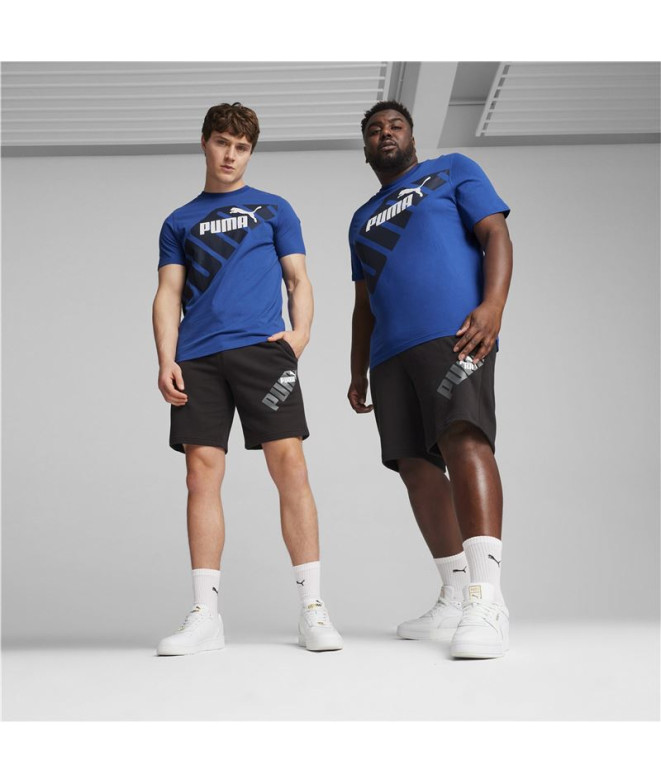 Pantalones Puma Power Graphic Negro Hombre