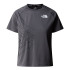 Camiseta The North Face Ma S/S Graphic Mulher Cinza