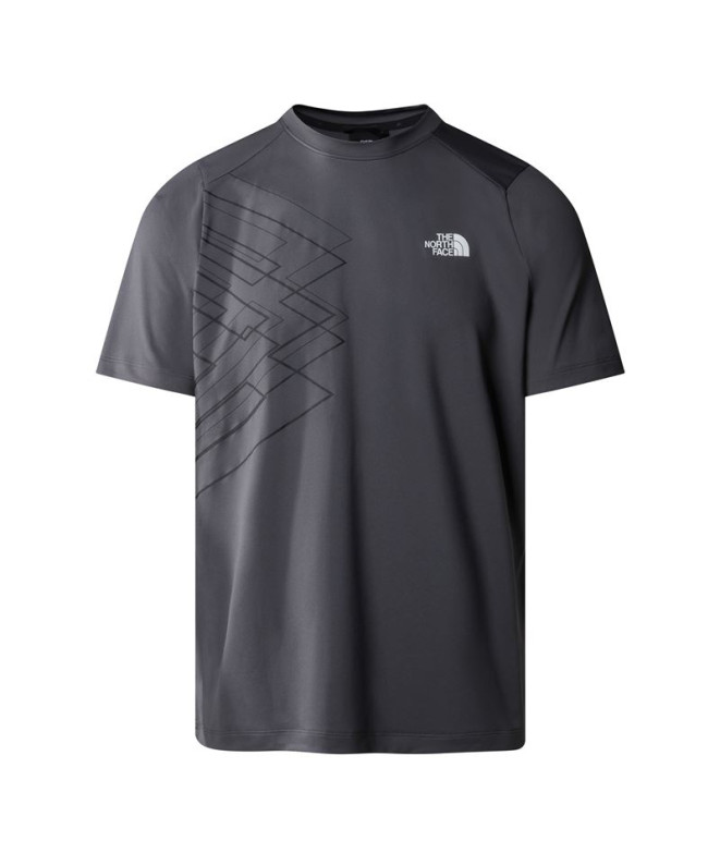 Camiseta The North Face Ma S/S Graphic Homem Cinzento