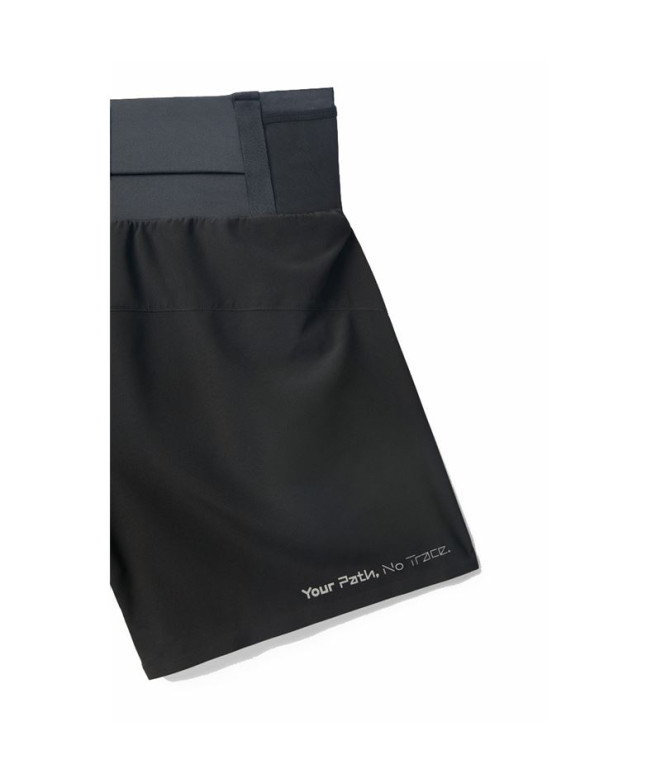 Pantalón de Trail Nnormal Race Shorts Hombre Negro