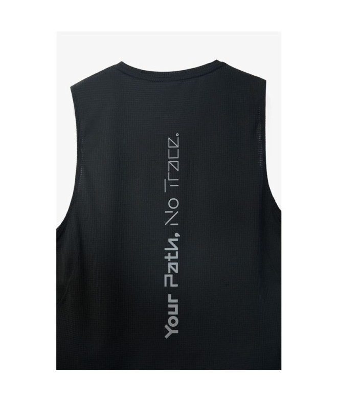 Camiseta de Trail Nnormal Race Tank Hombre Negro