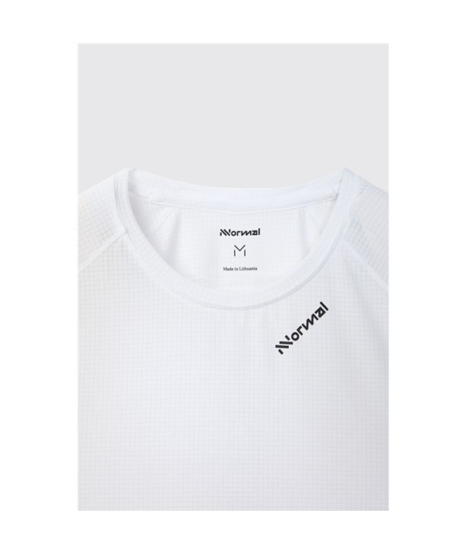 T-shirt de Trail Race normale Homme Blancs