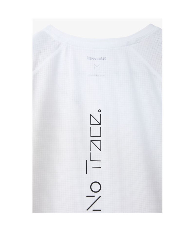 T-shirt de Trail Race normale Homme Blancs