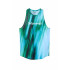 Camiseta by Trail Nnormal Race Tank Mulher Print Blue