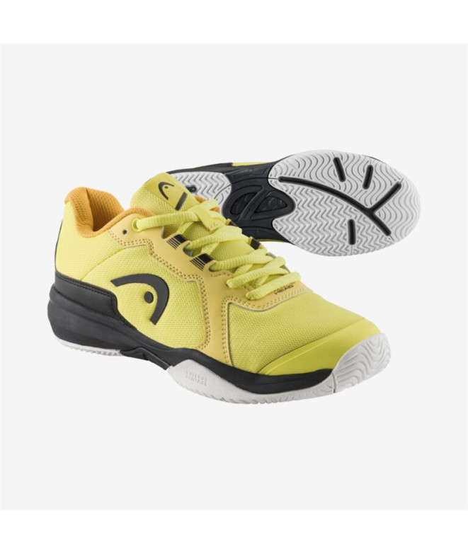 Chaussures de Tennis Head Sprint 3.5 Jaune Enfant