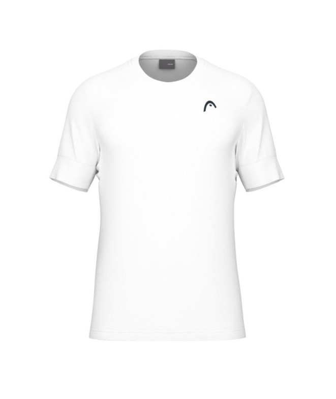 Camiseta de Tênis Head Play Tech Uni Homem Branco