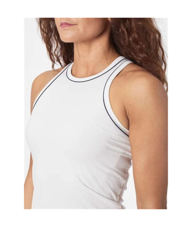 Camiseta Pádel Wilson da Team Tank White Mulher