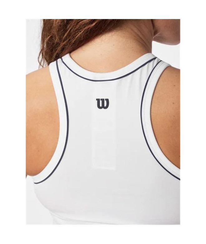 Camiseta Pádel Wilson da Team Tank White Mulher
