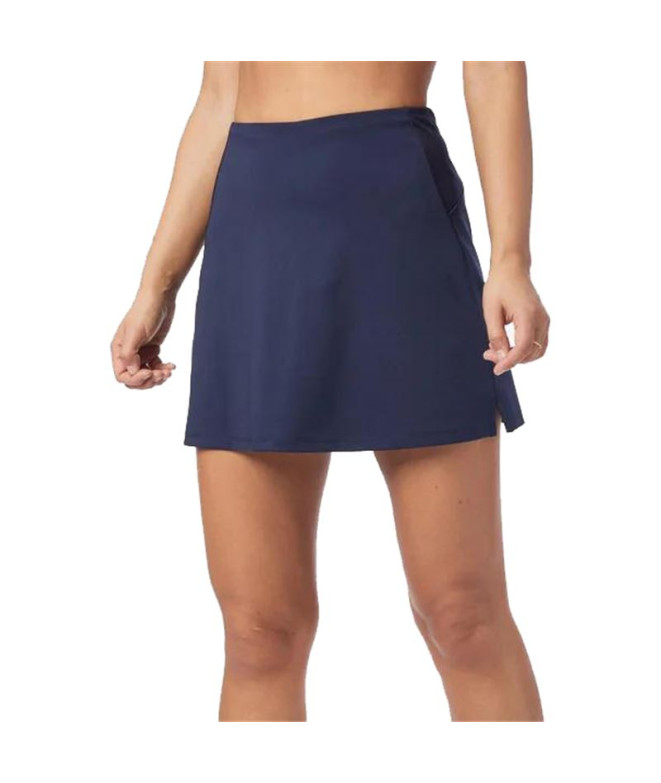 Saia by Pádel Wilson Team Flat Front Classic Navy Blue Mulher