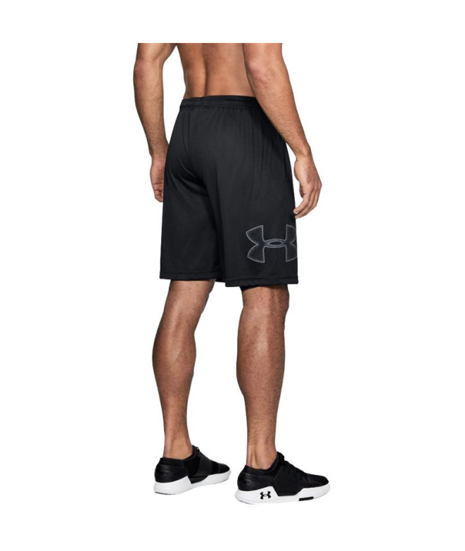 Pantalons Under Armour Short Tech Graphic Noir