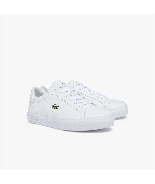 Sapatilhas Lacoste Powercourt Infantil Branco