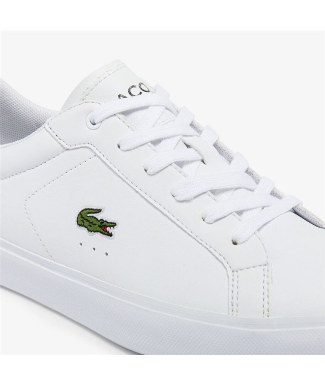 Sapatilhas Lacoste Powercourt Infantil Branco
