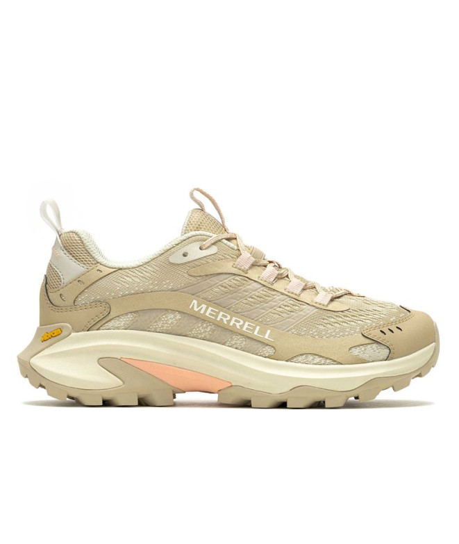 Sapatilhas de Montanha Merrell Moab Speed 2 - Khaki Mulher