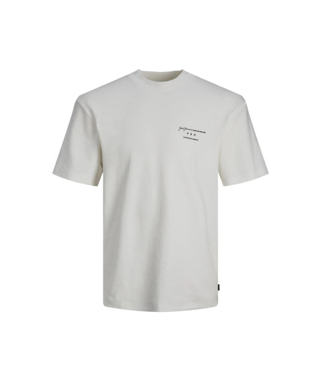 Camiseta Jack And Jones Lisa Round Neck Homem Branco