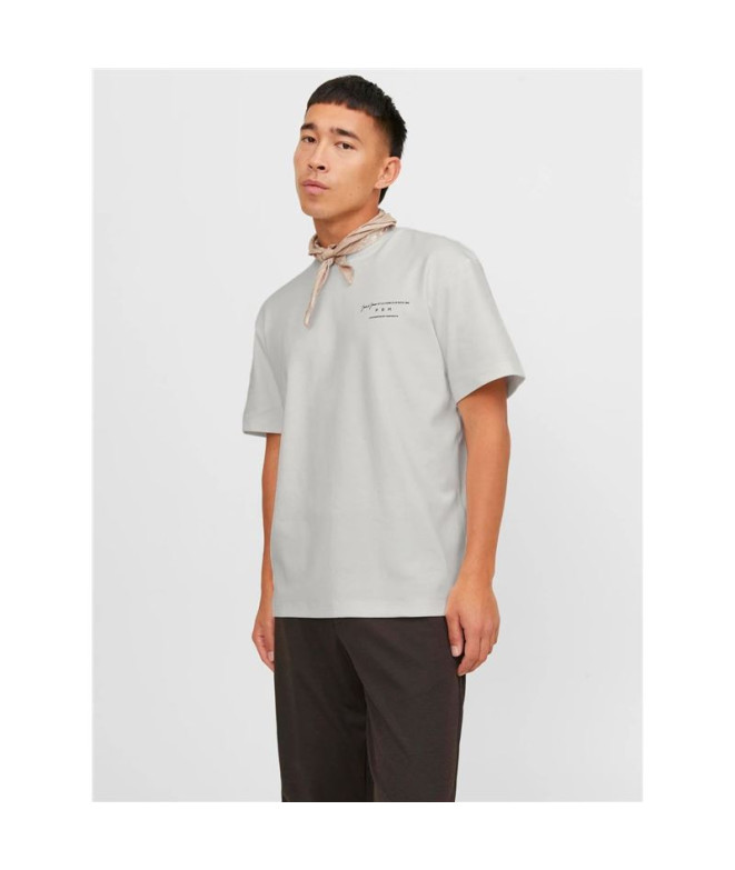 Camiseta Homem Jack And Jones Lisa Gola redonda...