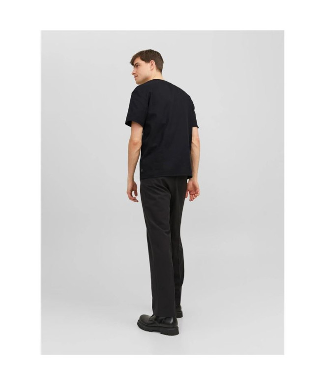 T-shirt Homme Jack And Jones Lisa Crewneck Noir