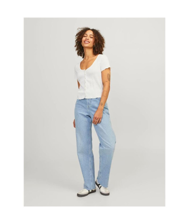 T-shirt Jack & Jones Jxlucinda Str Ss Tee Jrs...