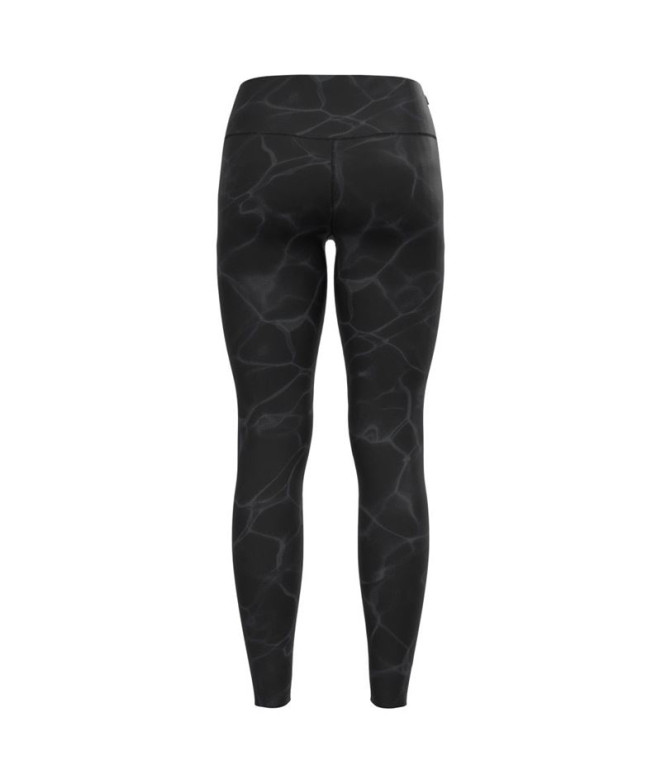 Collants de Trail Odlo Zeroweight Print Femme Noir