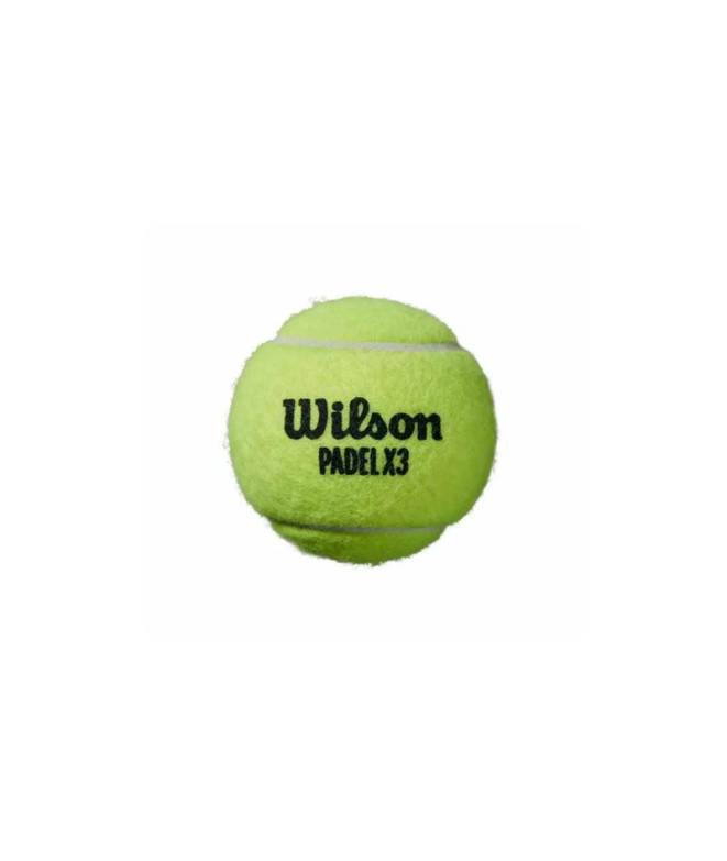 Bolas Wilson padel X3 Speed Ball Amarelo