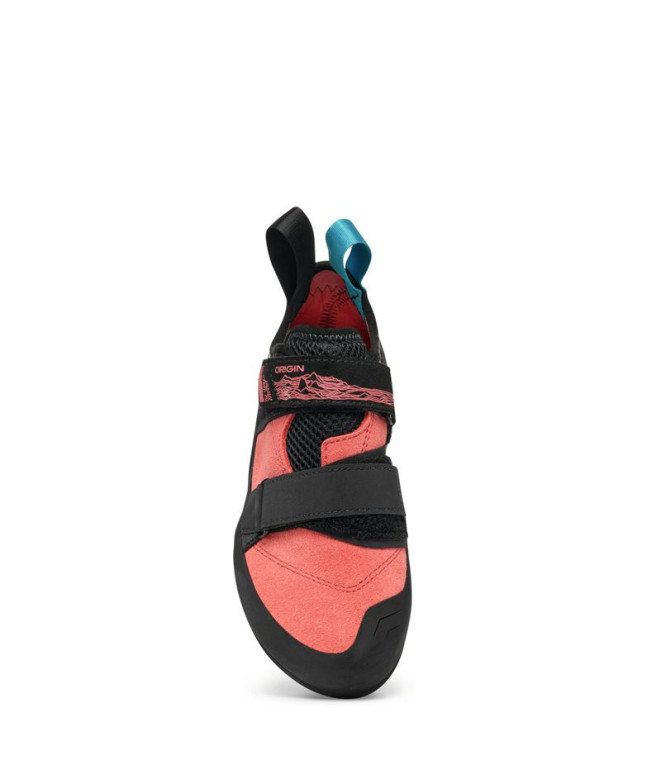 Pie de gato Scarpa Origin Coral/Negro Mujer