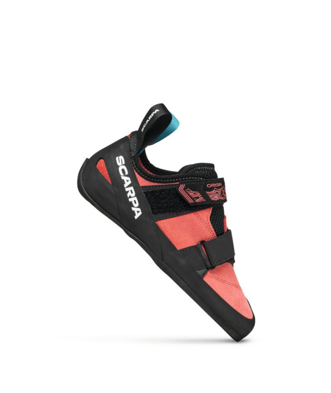 Pie de gato Scarpa Origin Coral/Negro Mujer