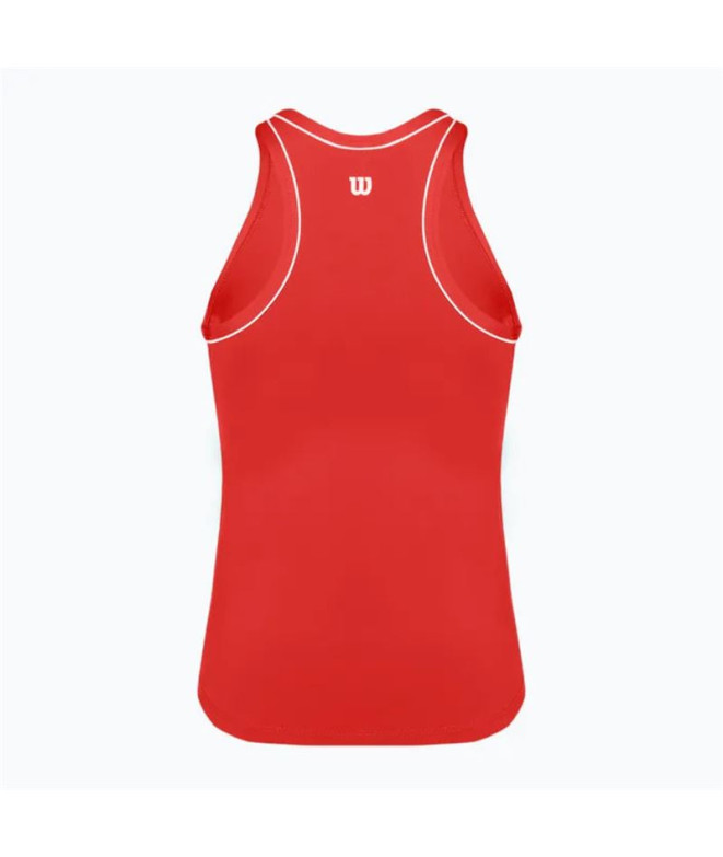 T-shirt Pádel Wilson de Team Tank Red Femme