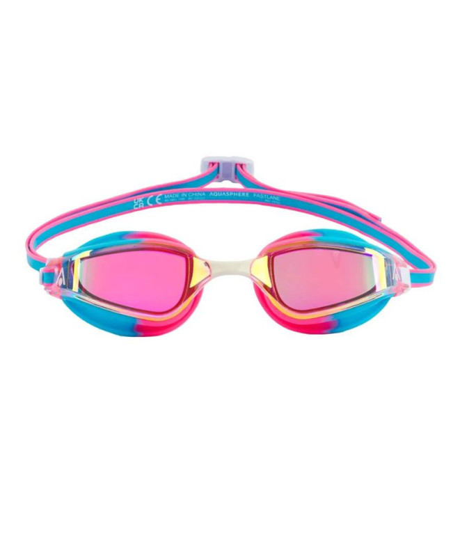 Lunettes de Natation Aqua Sphere Fastlane.A1 Multicolore/Bleu