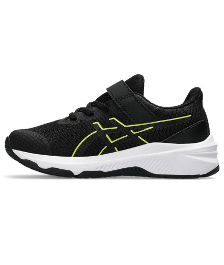 Chaussures de Running ASICS GT-1000 12 Ps Enfant Noir/Jaune 2