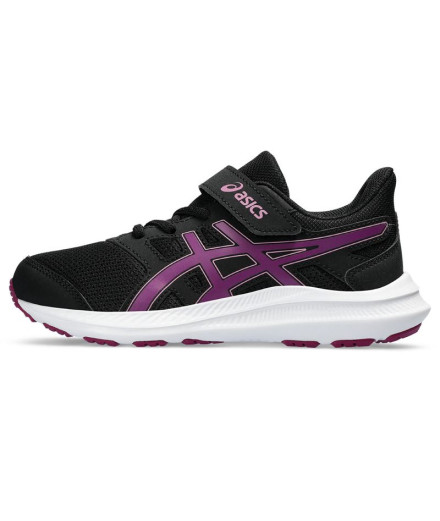 Chaussures de Running ASICS Jolt 4 Ps Enfant Noir/Pourpre 2