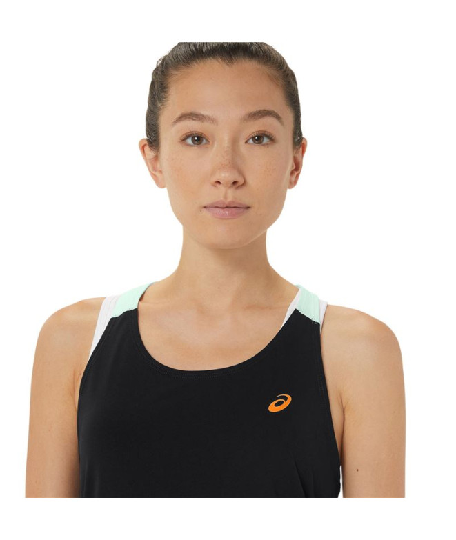 Camiseta Tirantes ASICS Court Mulher Preto
