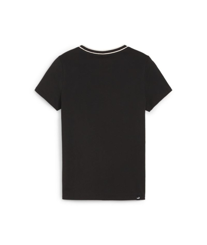 Camiseta Puma QUAD G Preto Infantil