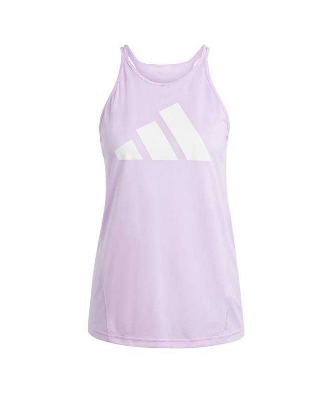 Camiseta por Running adidas Run It Tank Mulher Lila