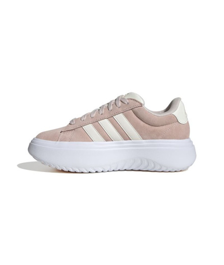 Sapatilhas adidas Grand Court Platform Camurça Mulher Rosa 2