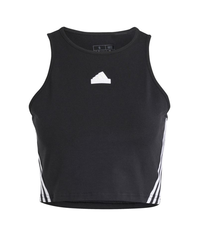 Camiseta adidas Future Icons 3-Stripes Mulher Preto