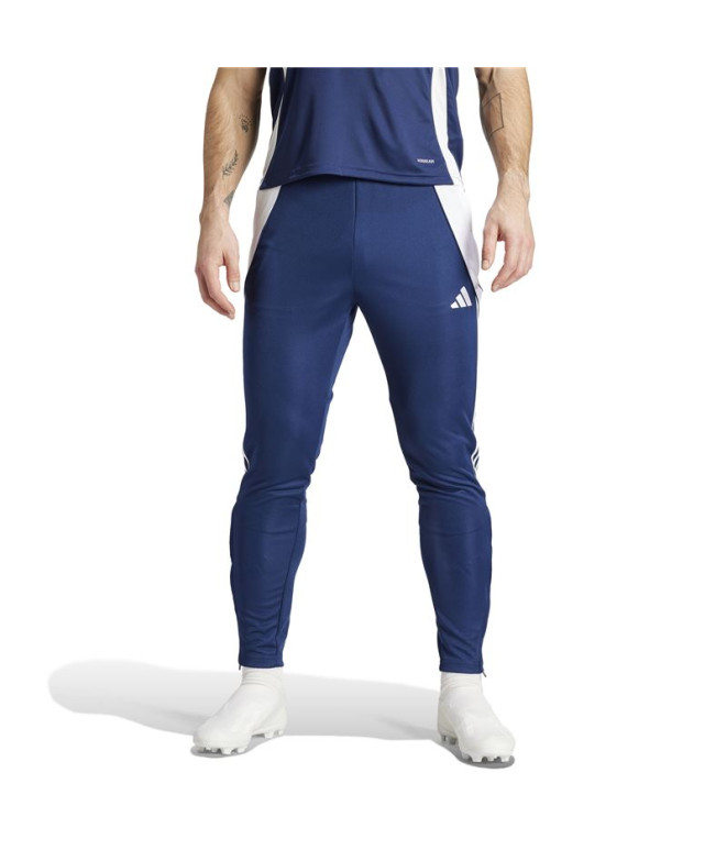 Calça de Futebol adidas Tiro24 Homem Azul