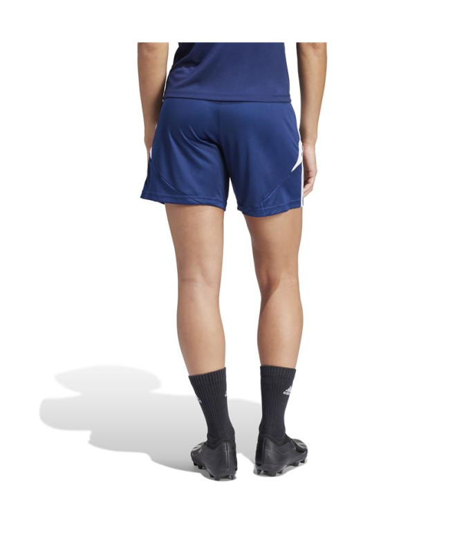 Calça de Futebol adidas Tiro24 Mulher Azul