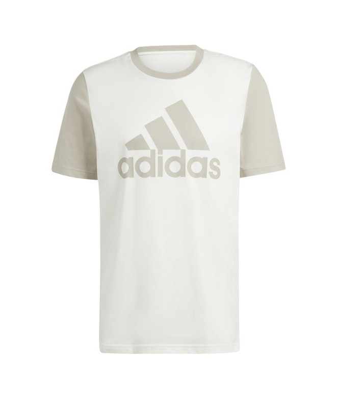 Camiseta adidas Grande logótipo único Homem Bege