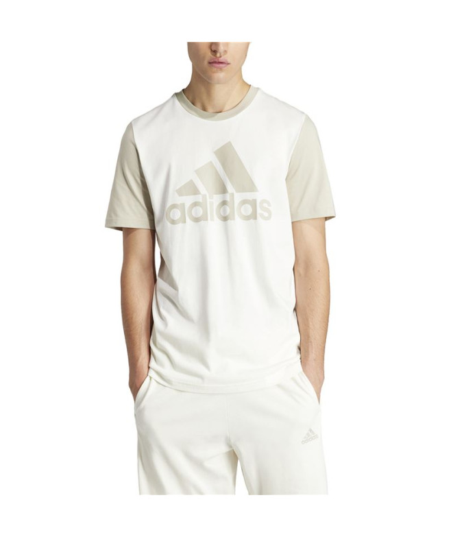 Camiseta adidas Big Logo Single Hombre Beige