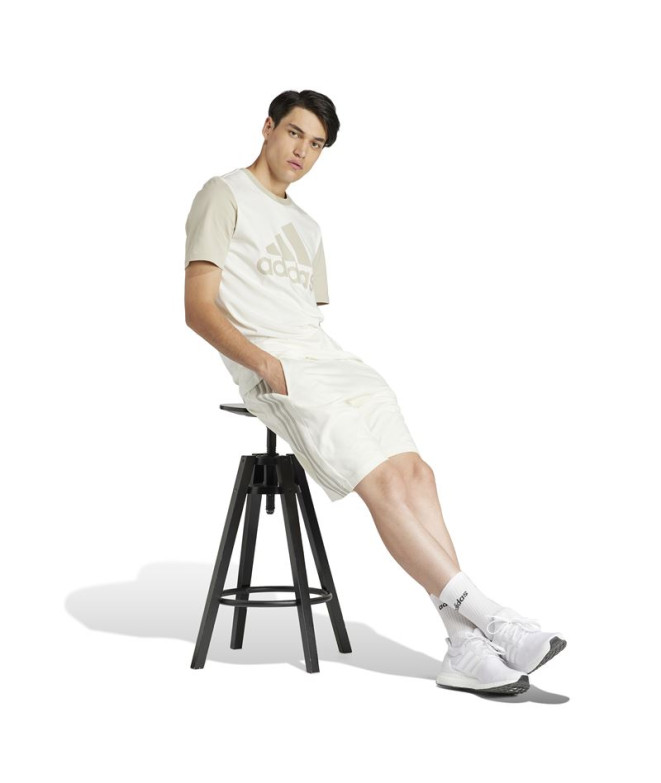 T-shirt adidas Big Logo Single Homme Beige