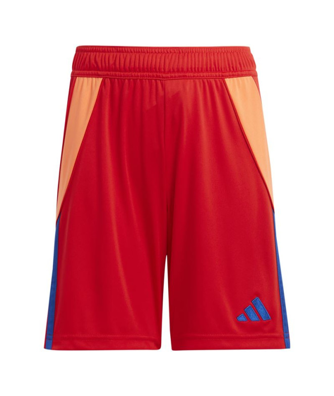 Calça de Futebol adidas Tiro24 Infantil Vermelho