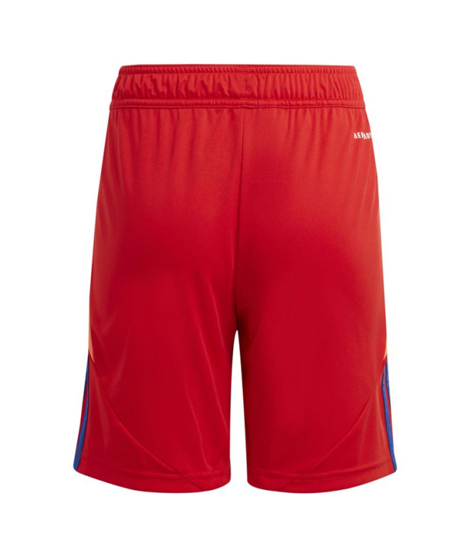 Calça de Futebol adidas Tiro24 Infantil Vermelho