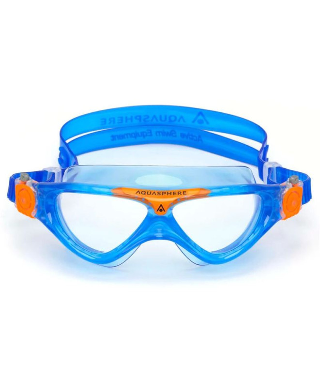 Gafas de Natação Aqua Sphere Ver Infantil Azul/Laranja