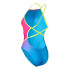 Fato de banho de Natação Aqua Sphere Essential Diamond Back Adj Multicor/Yellow Mulher